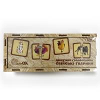 Дерев'яна головоломка "Свійські тварини" PuzzleOk. Puz-37351