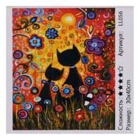 Алмазна мозайка LL 056 (30) "TK Group", "Тварини", 30х40см, великі алмази, в коробці