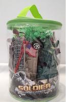 Комбат 79167 (36/2) 75 елементів, військова техніка, солдати, аксесуари, в сумці