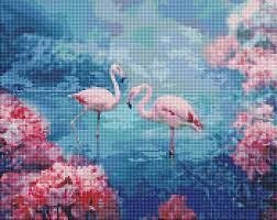 Алмазна мозаїка "Чарівне озеро" 40х50 АМО7305