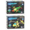 Конструктор 99024-28, 2 види: літак 50 дет., гелікоптер 52 дет., світло, бат. (табл.), кор.