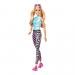 Лялька Barbie Fashionistas блондинка у блакитному топі і леггінсах (GRB50)