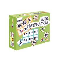 Розвиваюча настільна гра Умняшка Лото математика