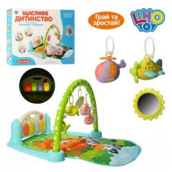 РОЗВИВАЮЧИЙ МУЗИЧНИЙ КИЛИМОК З ПІАНІНО "ЩАСЛИВЕ ДИТИНСТВО", LIMOTOY, М 5471