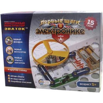 Конструктор Знаток Перші кроки в електроніці (15 схем А) REW-K060