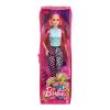 Лялька Barbie Fashionistas блондинка у блакитному топі і леггінсах (GRB50)
