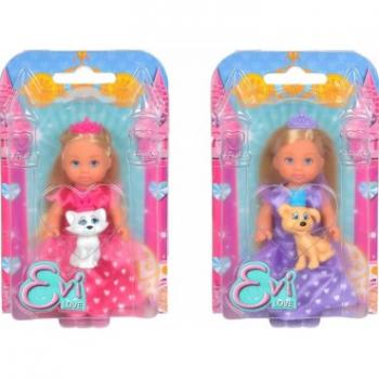 Лялька Еві "Принцеса з улюбленцем", 12 см, 5736260