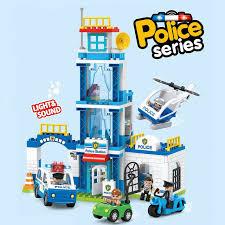  Конструктор JDLT 5423 "Поліцейська дільниця" 130 деталей