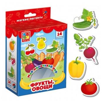 Гра Vladi Toys Мій маленький світ на магнітах Фрукти українською (VT3106-11) 