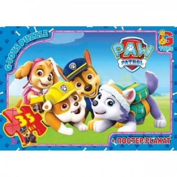 Пазли G-Toys «Paw Patrol» 35 ел G-Toys(PW0821) 