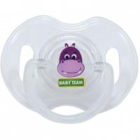 Baby Team Пустушка силіконова Ортодонтична 6м + (1шт) 3102