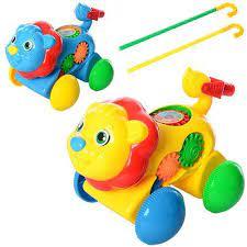 Каталка 0371 на ціпку, лев