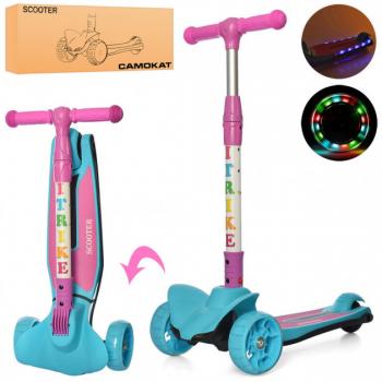 Самокат Scooter MAXI JR 3-060-28-BLP Blue / Pink (JR 3-060-28)