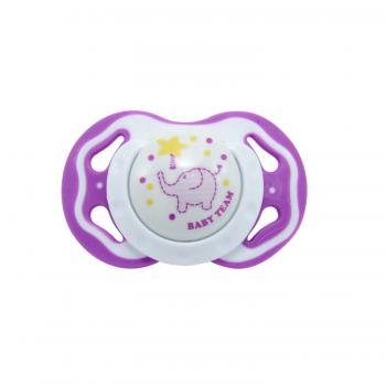 Пустушка Baby Team ортодонтическая силікон 6+ 3011