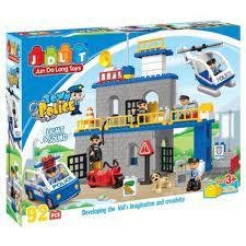 Конструктор JDLT 5136 "Поліцейськa дільниця", 92 деталі