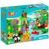Конструктор великі деталі для малюків JDLT 5285 Великий Зоопарк 106 деталей