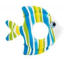 Надувне коло Intex "Тропічні рики" 59223NP