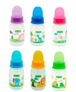 Baby Team Пляшечка з силіконовою соскою 125мл 0м + 1110