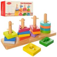 Дерев'яна іграшка Геометрика MD 2371 