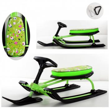 Снігокат MS 1796 низька рама, м'яке сидіння, малюнок