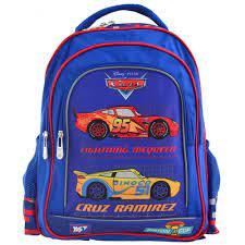 Рюкзак YES S-22 "Cars" (556239) M (130-145 см) синій