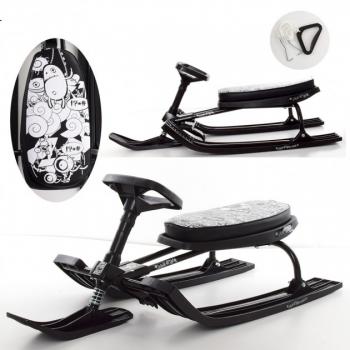 Снігокат MS 1793  низька рама, м'яке сидіння, малюнок