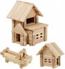 Дерев'яний конструктор Ігротеко Будиночок з гаражем 75 деталей (900118)
