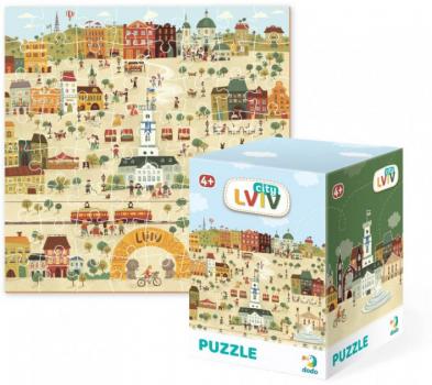 Пазл DoDo Города Львов 64 элемента (300170)
