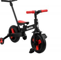 ДИТЯЧИЙ ВЕЛОСИПЕД 3-Х КОЛІСНИЙ BEST TRIKE ТРАНСФОРМЕР (БАТЬКІВСЬКА РУЧКА) 23031 ЧОРНО-ЧЕРВОНИЙ