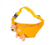 Сумка-бананка дитяча Ведмедик BG1093, р-р сумки – 31*8*15 см (Жовтий)