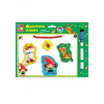Магнiтна дошка з маркером Vladi Toys Пиши стирай. Друзі (VT3601-12)