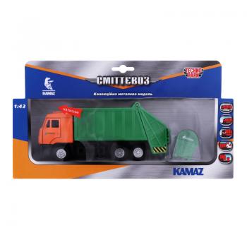 Машинка ігрова «TechnoPark» Камаз сміттєвоз, (CT12-457-4WB)