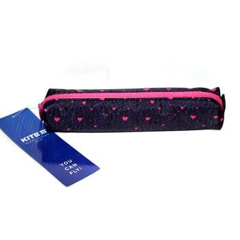 Пенал без наповнення на блискавку Kite, 19 x 3,5 x 3,5 см, 1 відділення, тканинний, косметичка K18-681-2