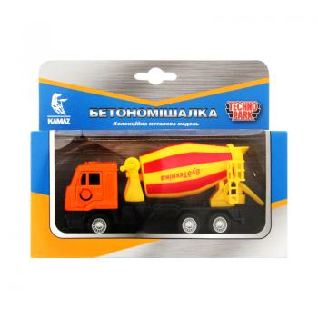 Машина металева інерційна "Камаз-бетономішалка" 12см Технопарк