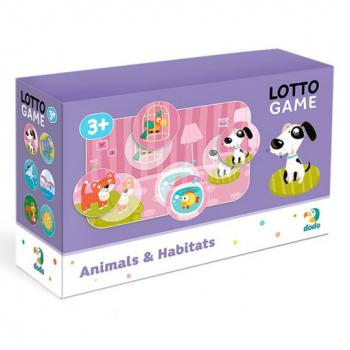 Лото DoDo Тварини та їх житла 300196 