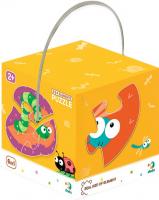 Пазл DoDo 6 в 1 Комахи 6 пазлів по 2/3/4 елемента (300253) 