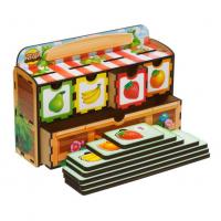 Чарівний комодик: Рахунок - 2 (банан, абрикос, груша, полуниця, диня, огірок, помідор, кукурудза) 