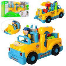 Музична машинка з інструментами "Ваговозик"