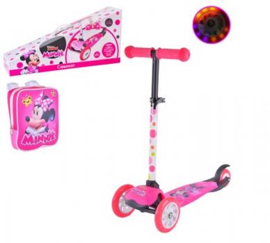 Самокат A-Toys Minnie Mouse, PU, ​​LED, складаний (LS2113)