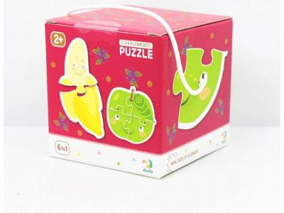 Пазли Фрукти і овочі 6 пазлів Додо (300155