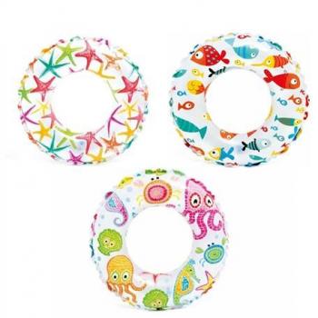 Круг надувний різнокольоровий  Intex 59241NP