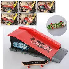 ГРА 1810-6A-B-C-D-E-F (24ШТ) ТРАМПЛІН ДЛЯ ФІНГЕРБОРДА, 6ВИДІВ, В КОР-ЦІ, 28-18-11СМ