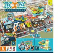 Парковка кермо на батарейках, пісні англ. мовою, звукові ефекти, автоматичний ліфт