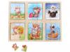 Дерев'яний пазл Ань-Янь 6 в 1 Котики та мишеня