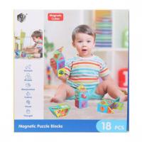 Магнітний конструктор - головоломка Magic Cubes, 18 деталей (HD351A) 