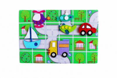 Розвиваюча гра з фетру "Транспорт" (ПФ-004)