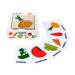 Кубики. Склади малюнок “Овочі” T607