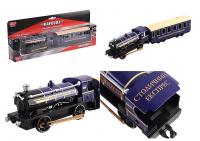 Модель - ПАРОВОЗ З ВАГОНОМ (світло, звук)