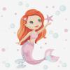 Набір для розпису по номерах. "Руда русалочка" 30х30смКНО2381