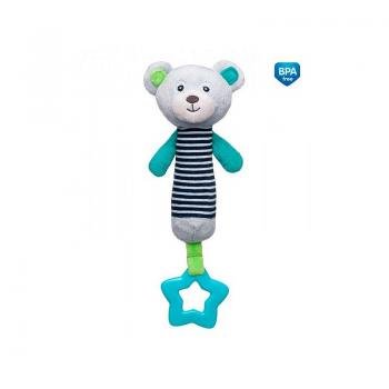 Іграшка з пищалкою BEAR grey 68/055